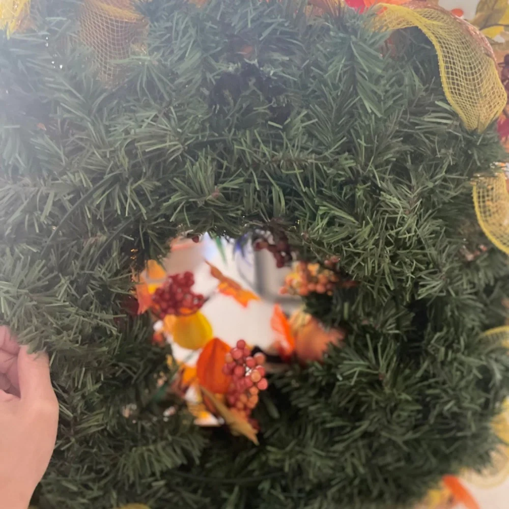Chip an Dale Thanksgiving/Fall Wreath OOAK!
